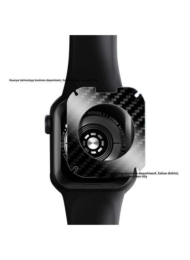 Suitable For IwatchS10 Carbon Fiber Rear Film 10 Generation Full Coverage Apple Watch Rear Film 49 46 42MM-Color:iWatch Carbon Fiber Back Film -bare Piece Pack 100 Pieces-Size:iWatch Ultra-49MM