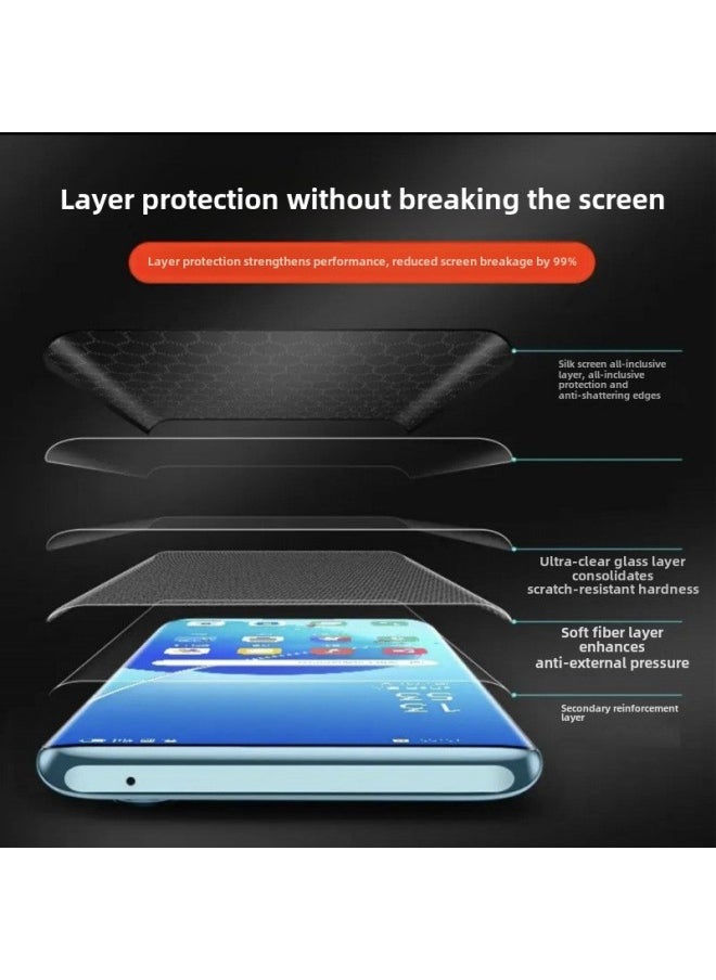 Pura70ultra Tempered Film Mate60pro Curved Screen Mobile Phone Film Nova12pro Glass Film For P60-Color:Curved Screen Tempered Film -Size:Mate60Pro/+