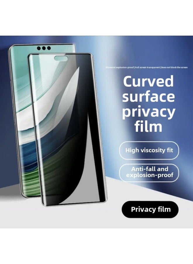 Pura70ultra Tempered Film Mate60pro Curved Screen Mobile Phone Film Nova12pro Glass Film For P60-Color:Curved Screen Tempered Film -Size:Mate60Pro/+