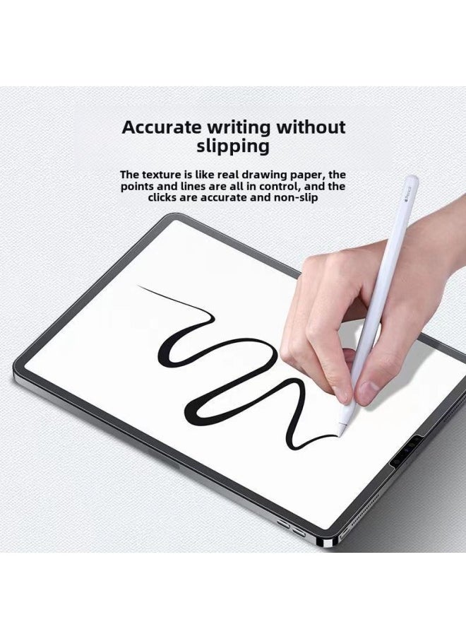 Suitable For Apple IPadAir Flat Frosted Paper Film 2024iPadPro Special Flat Film For Writing And Painting-Color:Adhesive Type Paper Film ]-Dimensions:iPad Pro13-inch ]