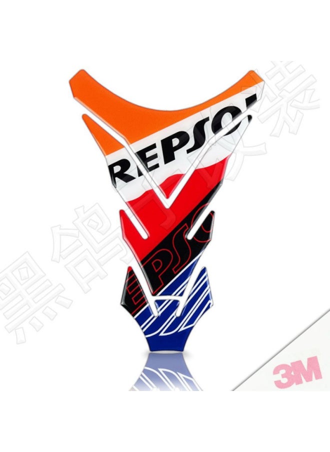 For KTM Suzuki Honda Yamaha Motorcycle Stereo Waterproof Fuel Tank Sticker Decorative Fuel Tank Fishbone Decal-Colour:Rose Red 3m Glue-free Waterproof And Anti-slip-Size:Default Item