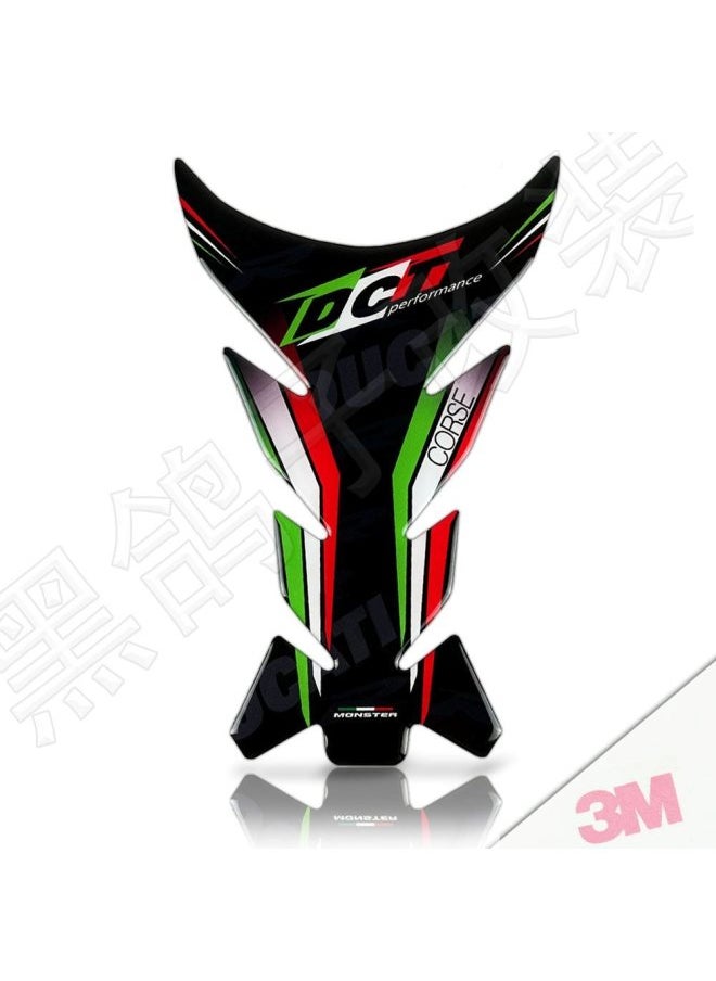 Suitable For Ktm Suzuki Honda Yamaha Motorcycle Stereo Waterproof Fuel Tank Sticker Decorative Fuel Tank Fish Bone Decal-Color:Ducati 1 3m Glue-free Waterproof And Anti-slip♜♜-Size:Default Item♜♜