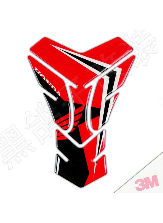 For KTM Suzuki Honda Yamaha Motorcycle Stereo Waterproof Fuel Tank Sticker Decorative Fuel Tank Fishbone Decal-Colour:Honda 1 3m Glue-free Waterproof And Anti-slip-Size:Default Item