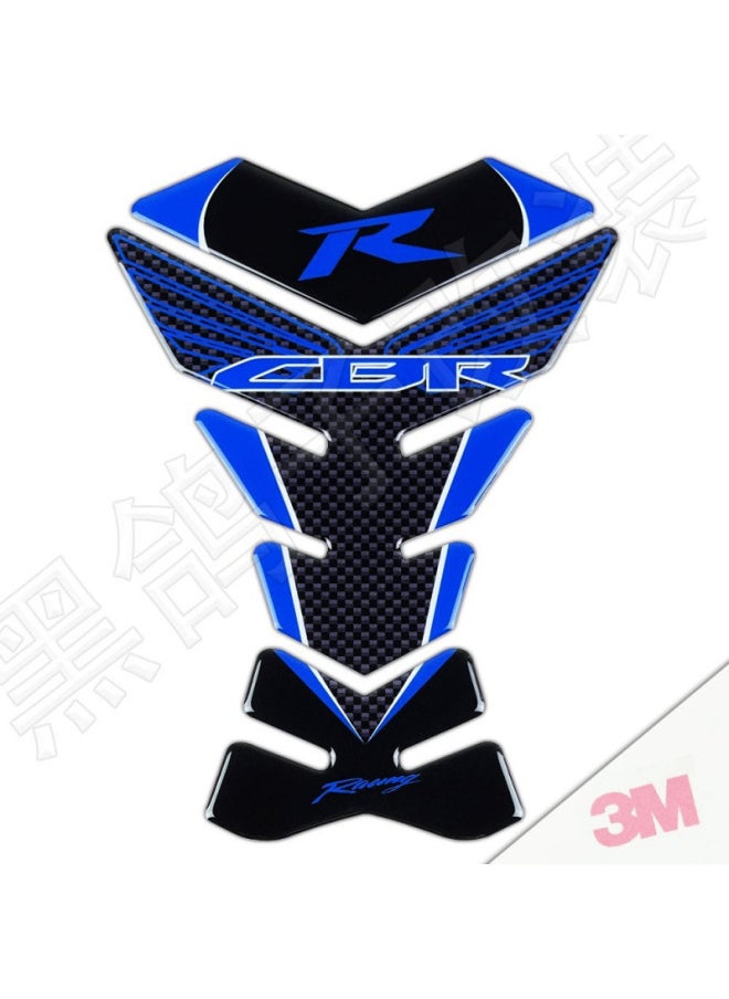 For KTM Suzuki Honda Yamaha Motorcycle Stereo Waterproof Fuel Tank Sticker Decorative Fuel Tank Fishbone Decal-Colour:Honda 10 3m Glue-free Waterproof And Anti-slip-Size:Default Item
