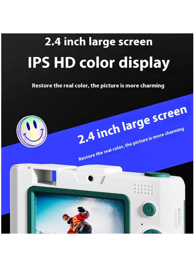 High-definition digital camera student mini front and back double camera gift/