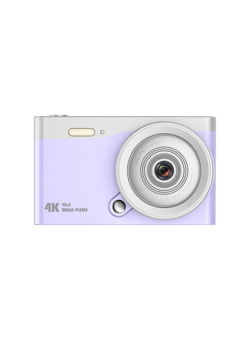 Ccd camera digital camera beauty camera retro HD portable children's camera/purple