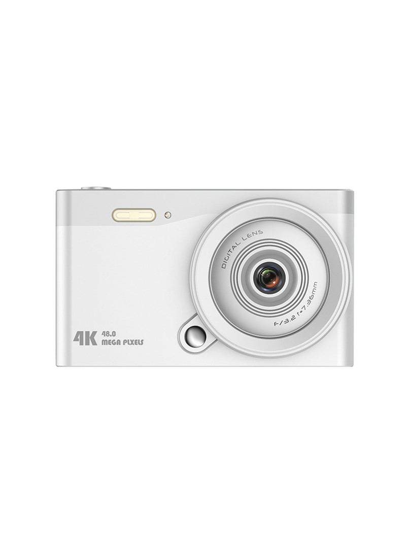 Ccd camera digital camera beauty camera retro HD portable children's camera/white