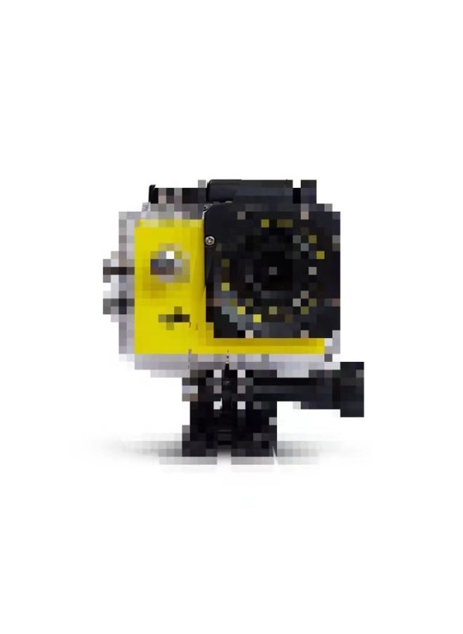 4k Wifi High Definition Sports Camera Waterproof Dv Camera H9s2r Mobile Phone Connection Underwater-Color:Black