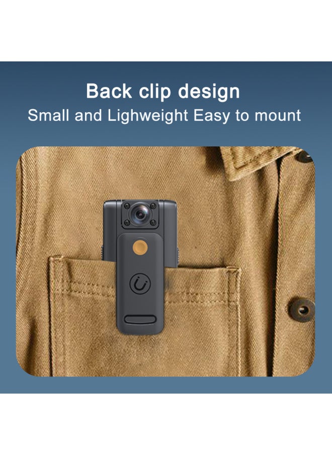 WIFI Digital Camera 2K HD Infrared Night Vision Motorcycle Handheld Back Clip HD Law Enforcement Recorder-Color:L11  1080P