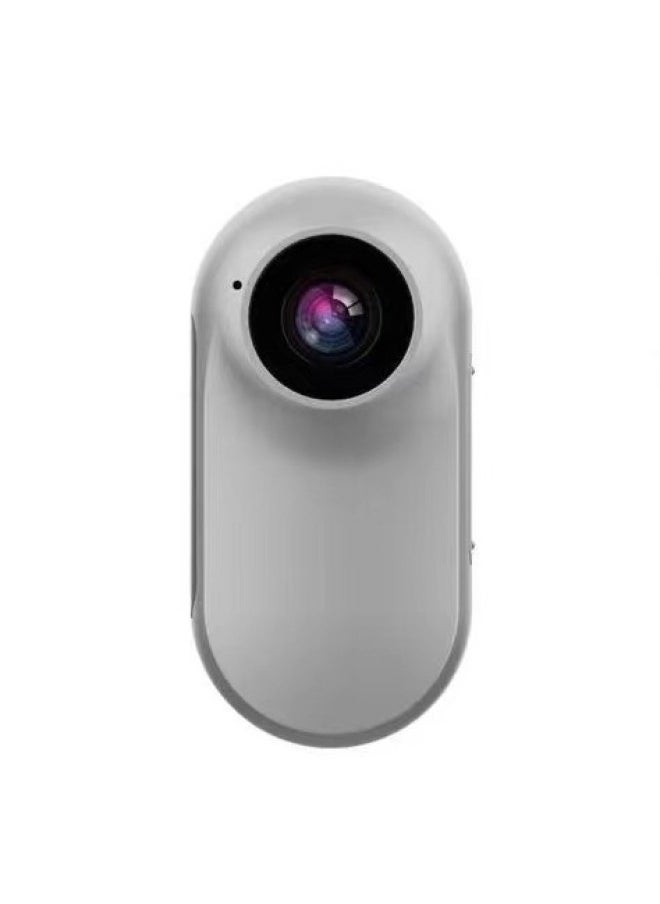 Thumb Camera Pocket Camera Go2 Sports Camera Baby First Viewing Angle Chest Fixed Pet Recorder-Color:White ]