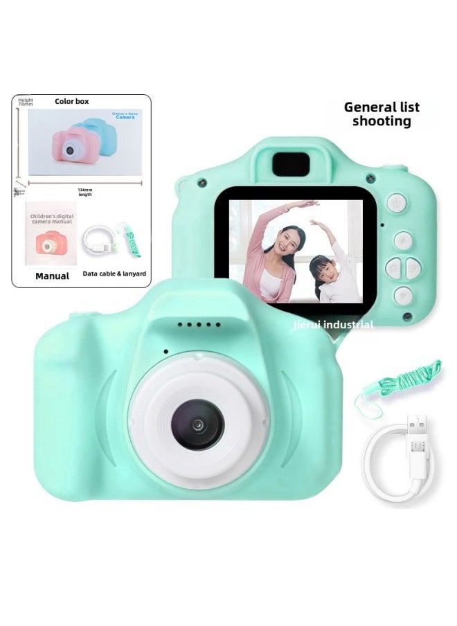 X2 HD Children's Camera Can Take Pictures Video Children's Digital Camera Sports Camera Gifts Wholesale-Color:Green-popular List Photography-
