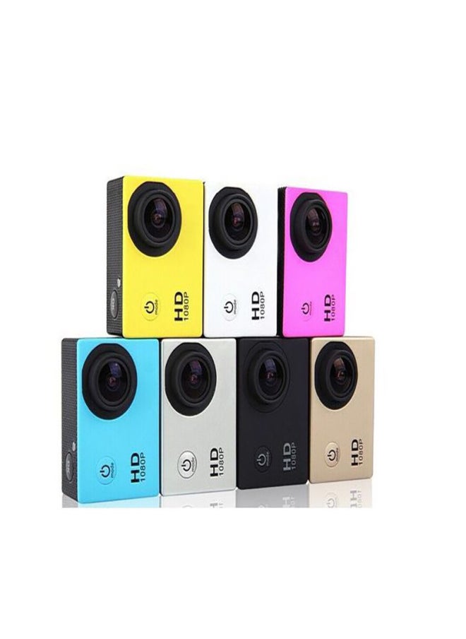 Outdoor Sports Camera Dv3c Digital Waterproof Sj4000 1080p A7 High Definition Waterproof Digital Camera-Color:Pink