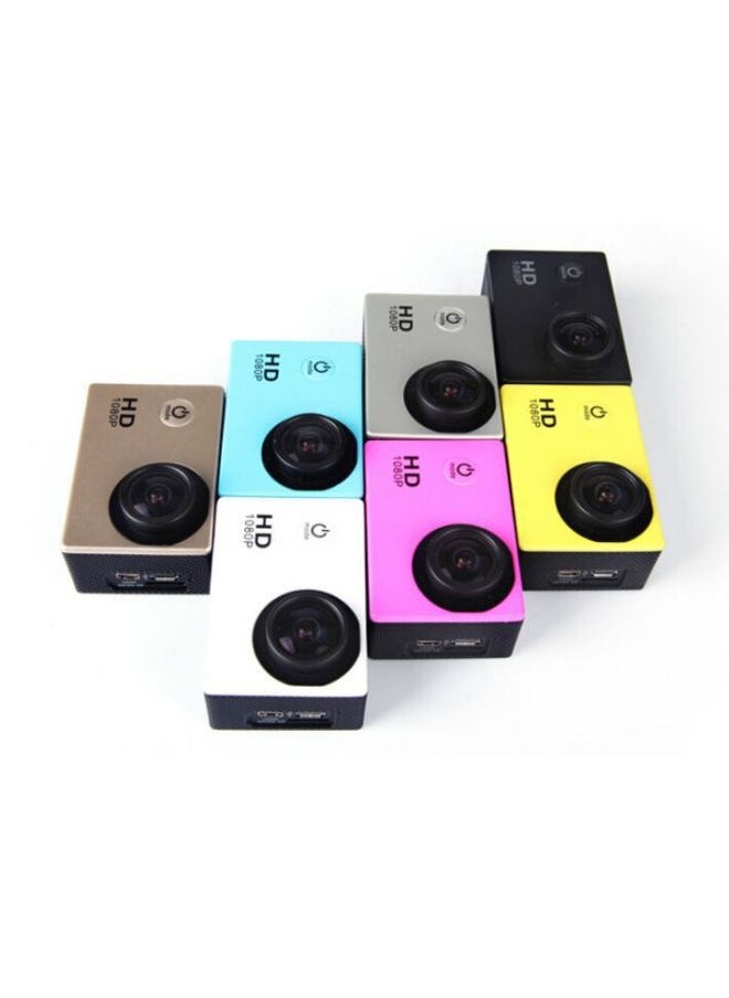 Outdoor Sports Camera Dv3c Digital Waterproof Sj4000 1080p A7 High Definition Waterproof Digital Camera-Color:Pink