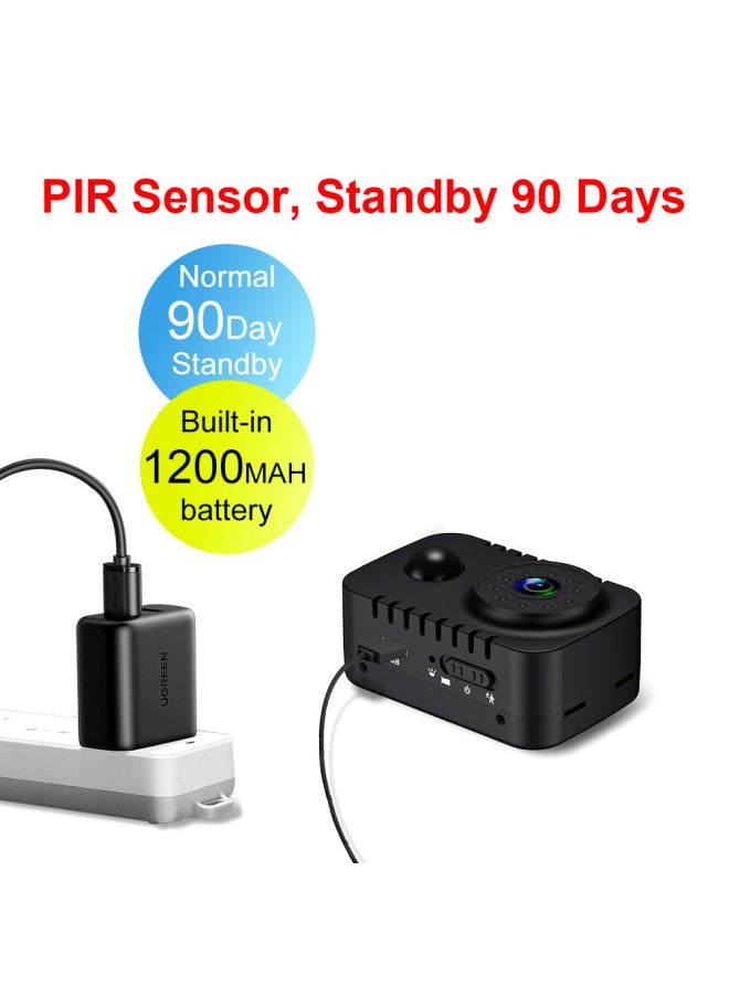 MD29 PIR Body Camera Sports DV Back Clip Camera HD 1080p Night Vision Infrared Riding CAM-Color:MD35