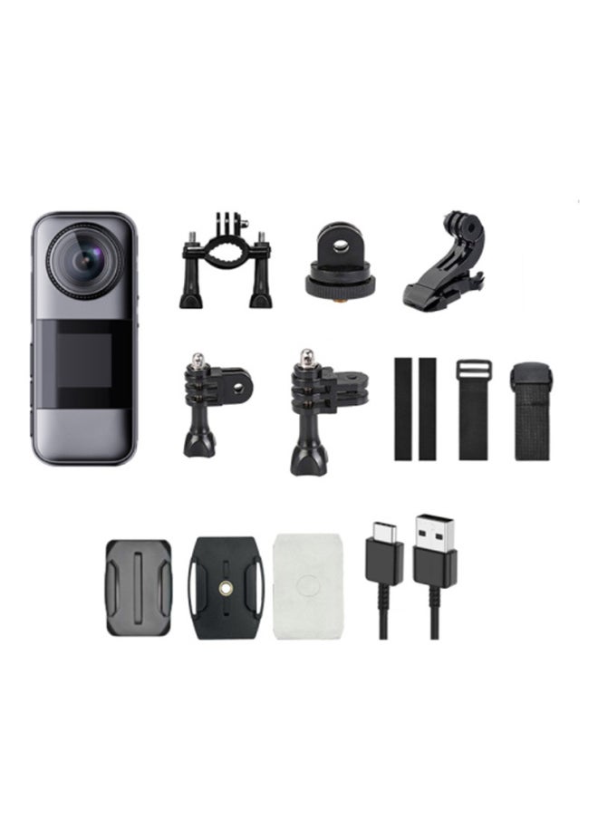 Handheld Camera HC09 Dual-screen Wifi Remote Interconnection Timing Camera E-commerce Digital Camera Video Camera-Color:Standard Configuration