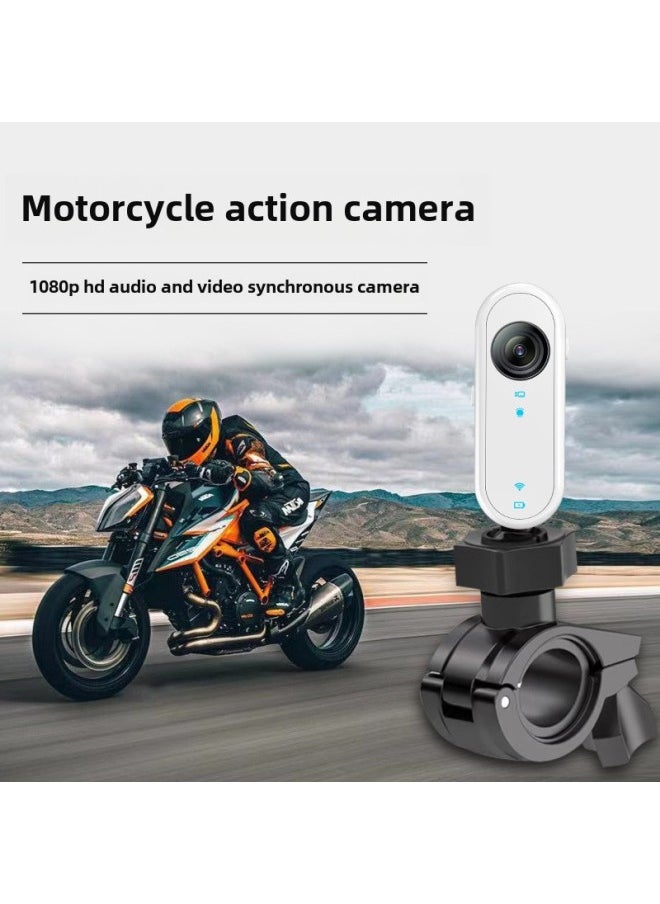 Thumb Sports Camera Outdoor Riding Recorder Sports Camera 1080p Long Endurance Mobile Phone WIFI Interconnection-Color:riding Suit]