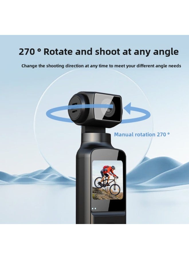 4K Handheld Pocket Camera Outdoor Sports Handheld HD Digital Sports Camera Direct Sales-Color:K1 Handheld Pocket Camera