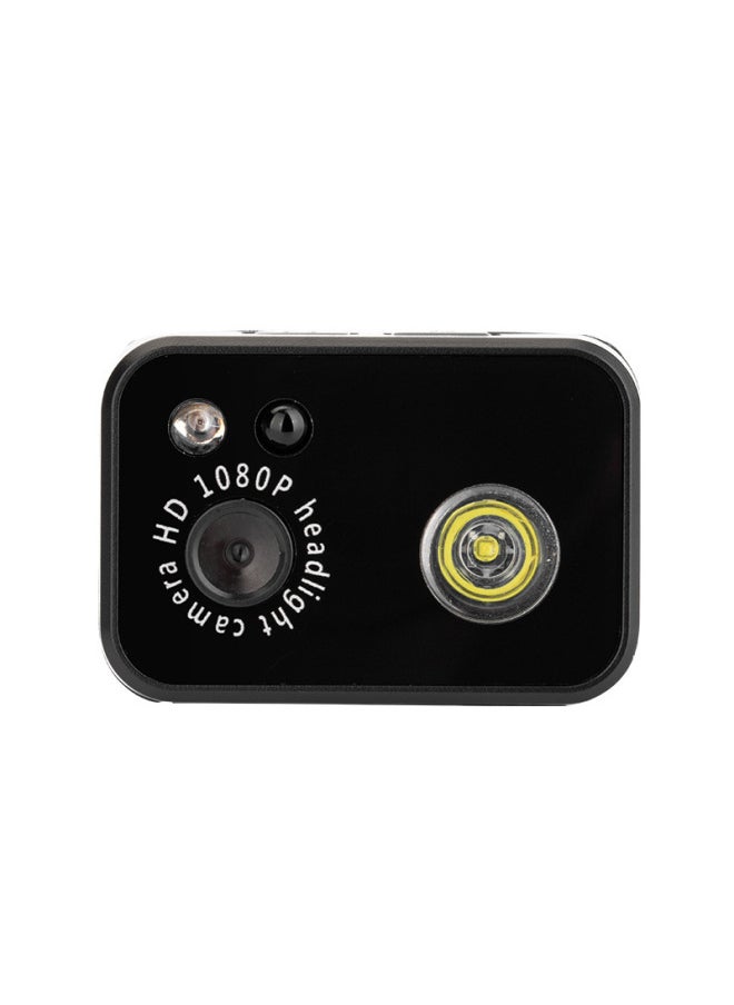 Headlight Camera Head Head Recorder Motion Lighting Digital Camera HD HD Strong Light Camera-Color:D7 Black Hd