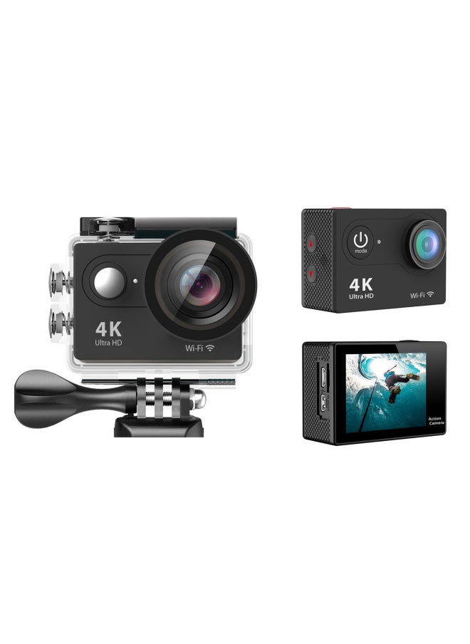 Direct Sports Camera Underwater Outdoor Riding Camera Digital Sports Waterproof DC Camera Spot Advantage-Color:1080pwifi Simple Edition