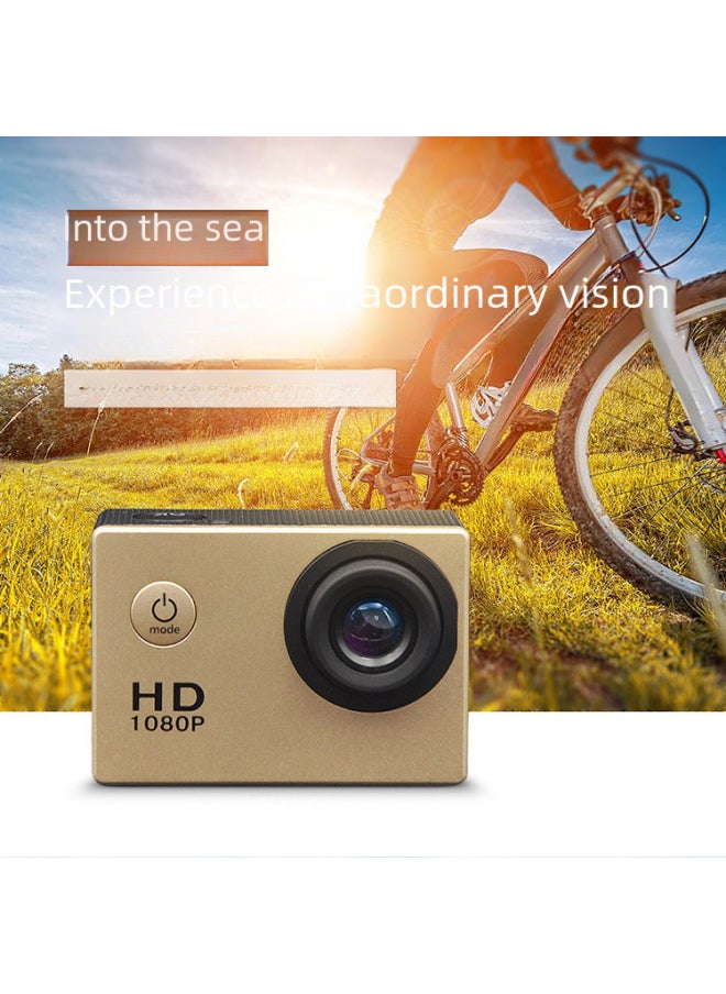 Sports Camera Outdoor Diving DV3C Digital SJ4000 1080p A7 HD Waterproof-Color:Black
