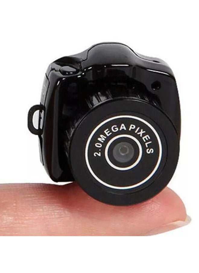 Camera Y2000 Hd Smart Outdoor Sports Camera Dv Travel Digital Small Camera Y4000 Children Camera-Color:Black (no Card)