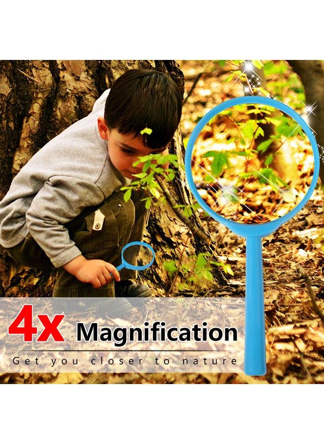 6Pcs Outdoor Exploration Binoculars Set Young Kids Educational Gift for Camping Hiking Yellow