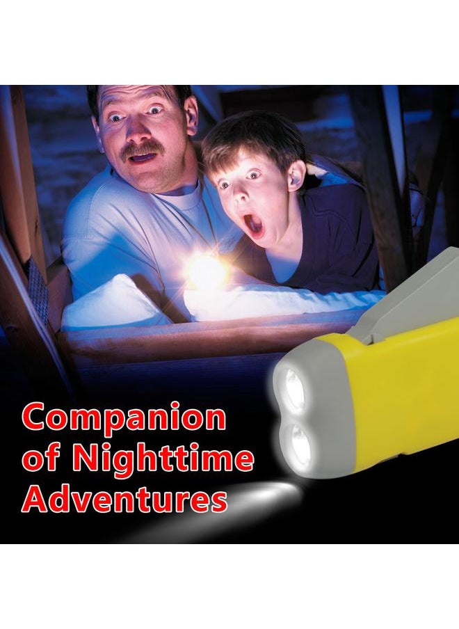 6Pcs Outdoor Exploration Binoculars Set Young Kids Educational Gift for Camping Hiking Yellow