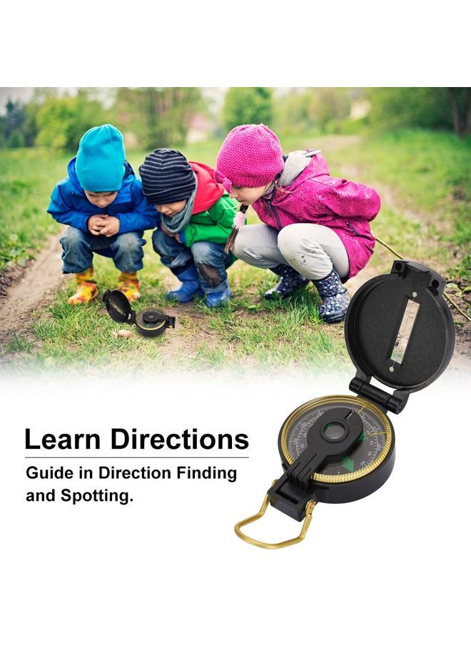 6Pcs Outdoor Exploration Binoculars Set Young Kids Educational Gift for Camping Hiking Orange