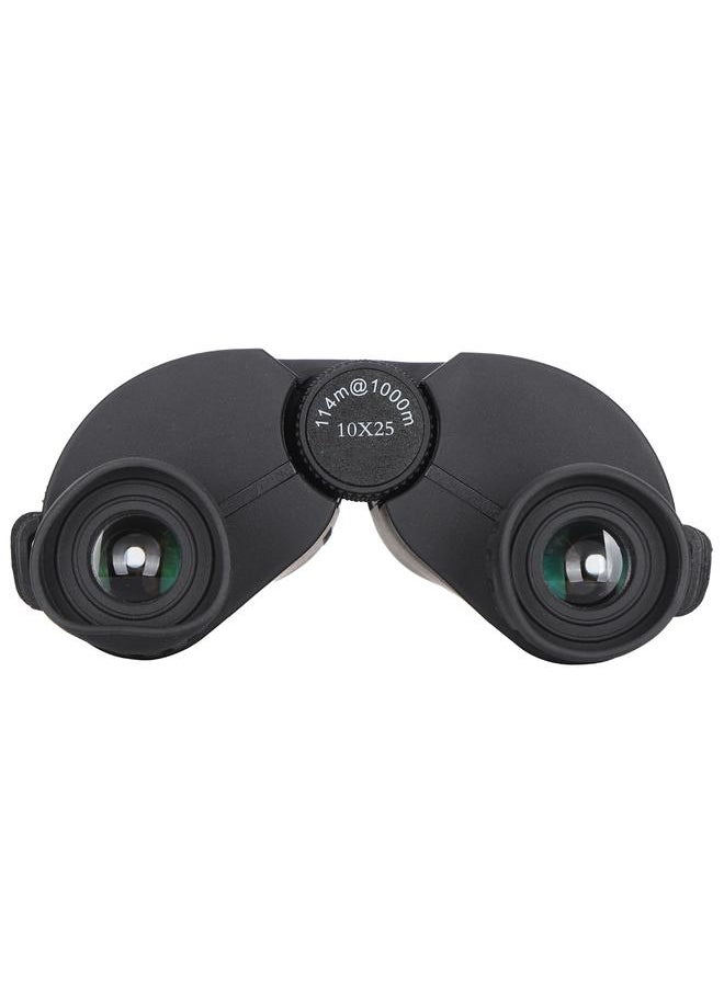 Small Binoculars High Power HD Mini Portable Optical Telescope 10X25 for Hunting Sightseeing