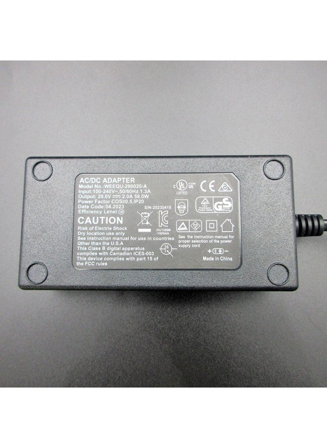 Applicable To The Family Chivas First Class Electric Massage Sofa 29V1.8A2A Power Cord Adapter Charger-Color:A/enhanced Waterproof 29V2A Power Bus 2.3 Meters Long