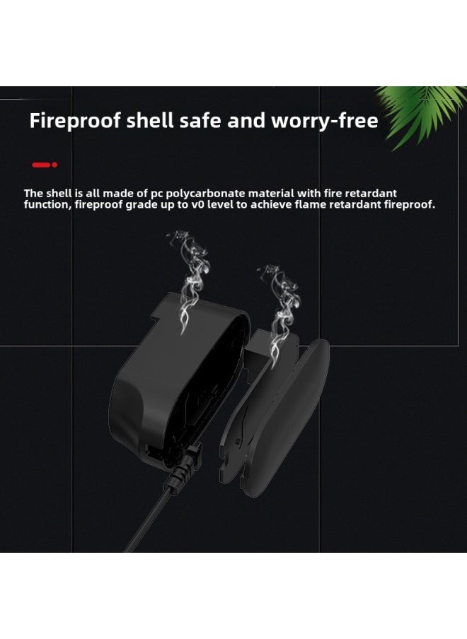 12v2a Conversion Pin Power Adapter European And American Regulations 24W Multi-country Certification Sweeper Conversion Head Power Adapter-Color:Black-Specifications:European Standard Conversion Feet