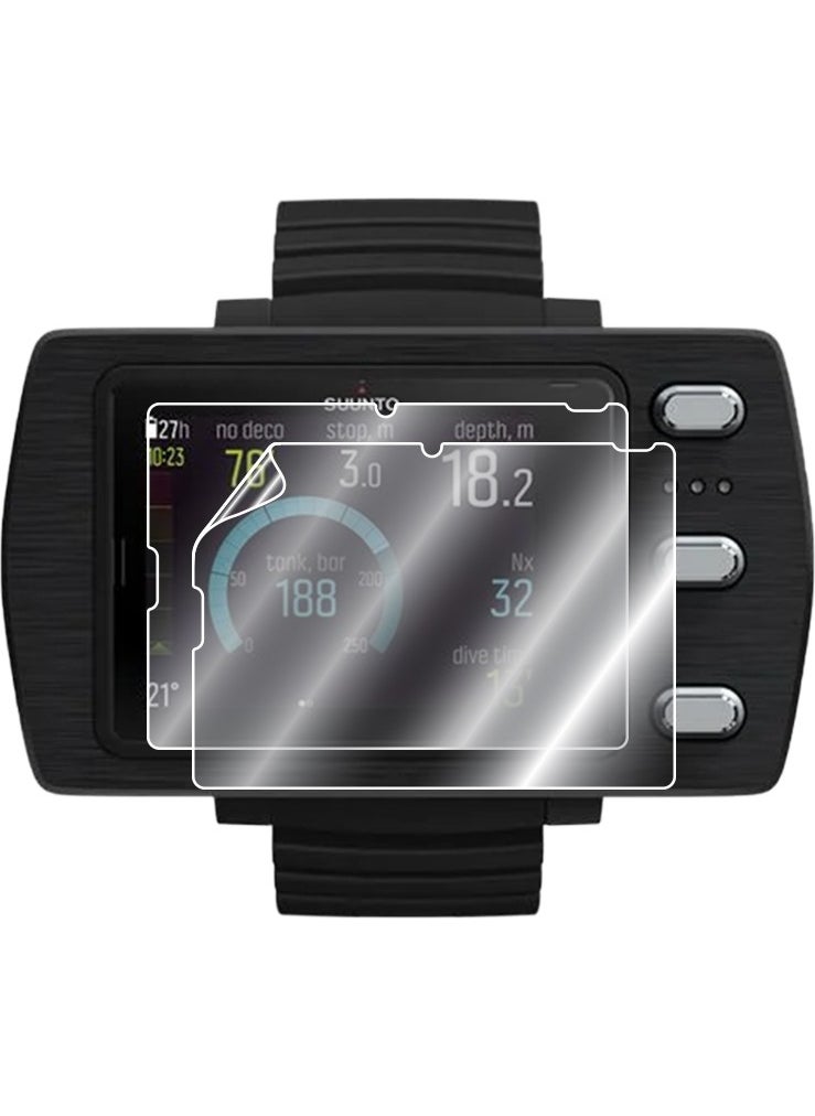 Hydrogel Screen Protector Compatible with Suunto Eon Steel Black Dive Computer (2 Pieces)