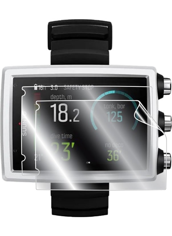 Hydrogel Screen Protector Compatible with Suunto Eon Core Dive Computer (2 Pieces)
