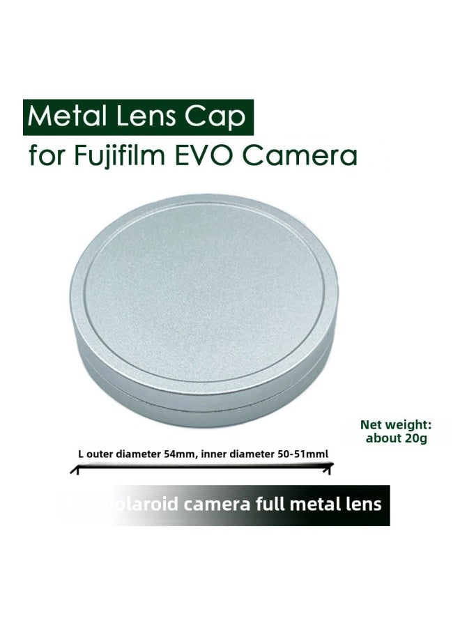 For Fuji Porovos Instax Mini Evo/90/99 EVO Metal Lens Cover-color:Mini 90 Lens Cap Black
