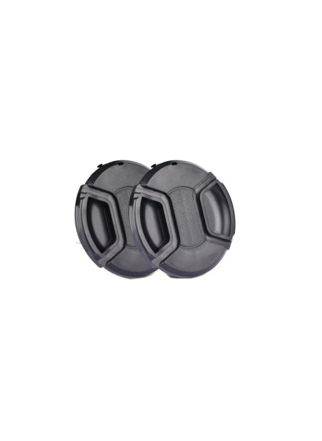 58MM Wordless Lens Cover 58MM Camera Lens Protective Cover Lens Cover With Anti-Lost Rope Middle Pinch-Color:Lens Cap 58mm (pack Of 18)