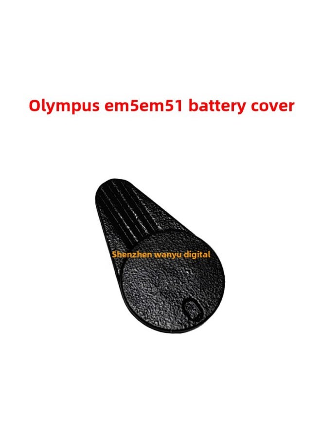 For Olympus EM5 EM5M2 Second Generation Battery Cover Bottom Case Camera Battery Cover Black Silver-Color:Battery Cover Button