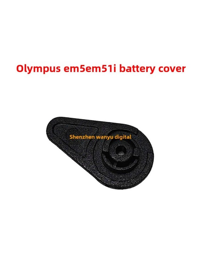 For Olympus EM5 EM5M2 Second Generation Battery Cover Bottom Case Camera Battery Cover Black Silver-Color:Battery Cover Button