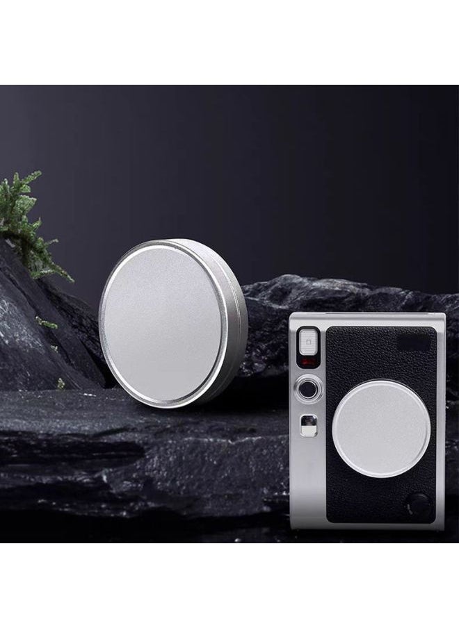 Suitable For Fuji Beal EVO/mini 90/99 Lens Cover Dustproof And Waterproof Aluminum Alloy Protective Cover-Color:Black Mini 90 With Words