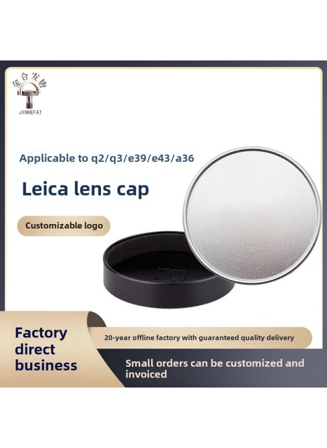 Leica Camera Lens Cover Applicable //// Aluminum Oxide Metal Lycra Lens Cover Dustproof-Color:E39
