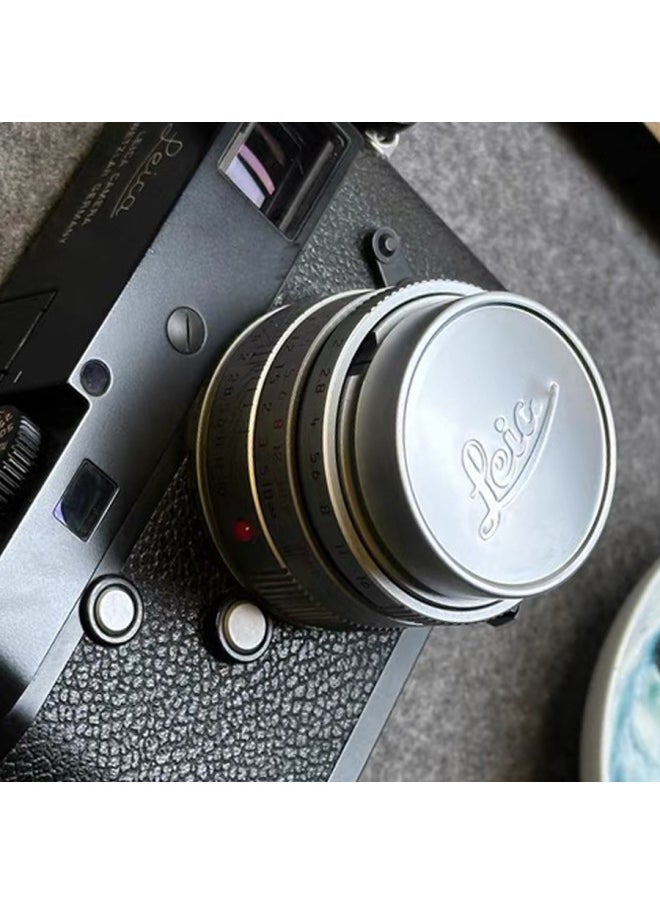 Leica Camera Lens Cover Applicable //// Aluminum Oxide Metal Lycra Lens Cover Dustproof-Color:E39