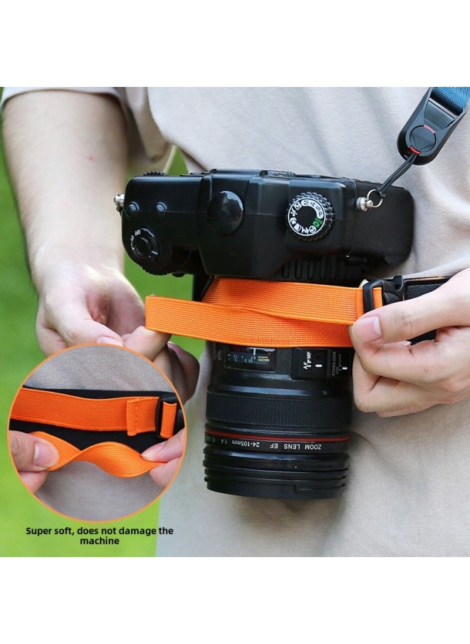 Jn Slr Camera Fixed Belt Micro-Single Electric Mountaineering And Cycling Waist Bag With Outdoor Decompression Photography Stable-Color:Orange Red