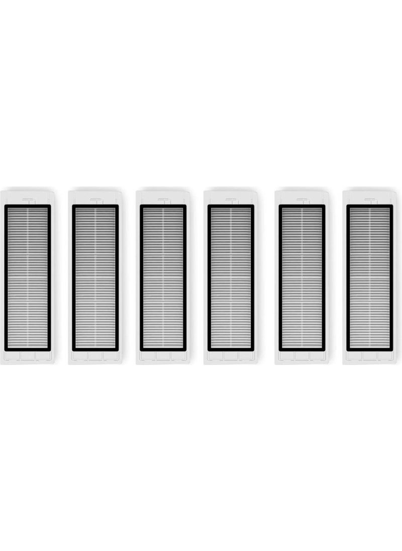 Roborock S6 Maxv Compatible Spare Hepa Filter - 6 Pieces