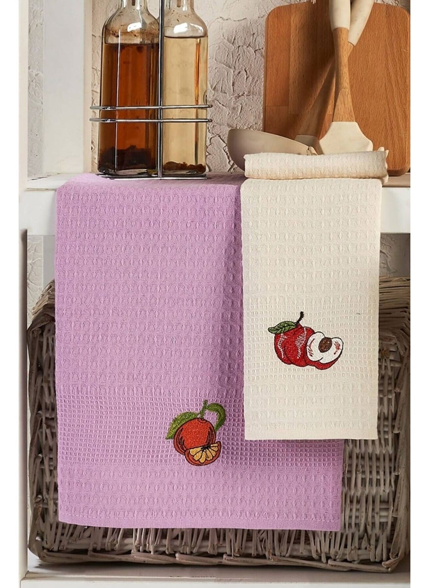 6 Piece Kitchen Drying Cloth 30 x 50 cm Fruit