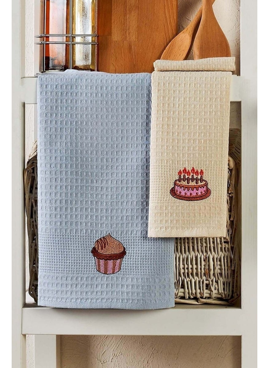 6 Piece Kitchen Drying Cloth 30 x 50 cm Cake