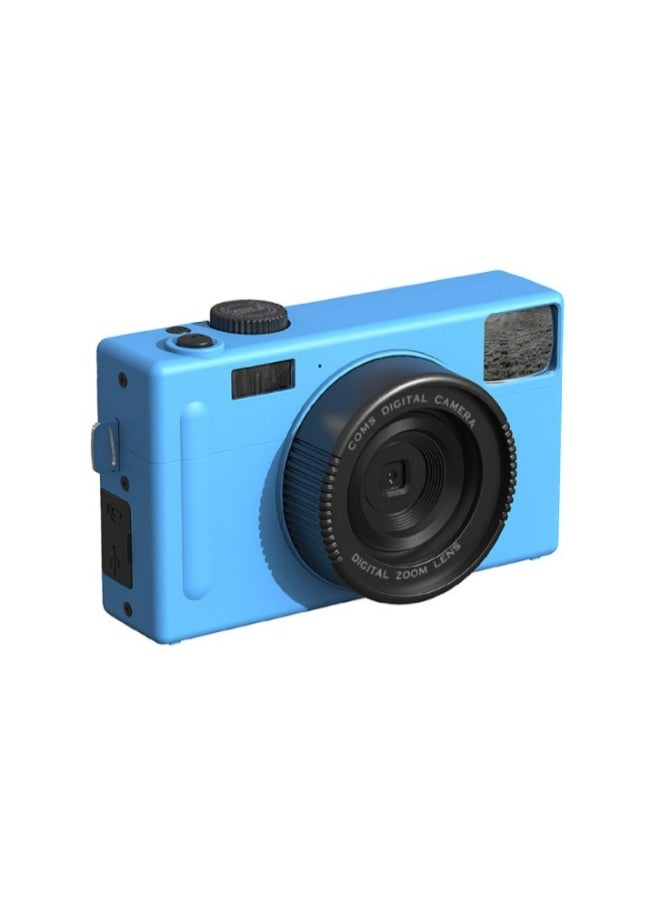 48 Million Pixel E-Commerce Chinese Version High Definition Ordinary Digital Camera Home Selfie Card Machine R100-Body Color:Standard Blue