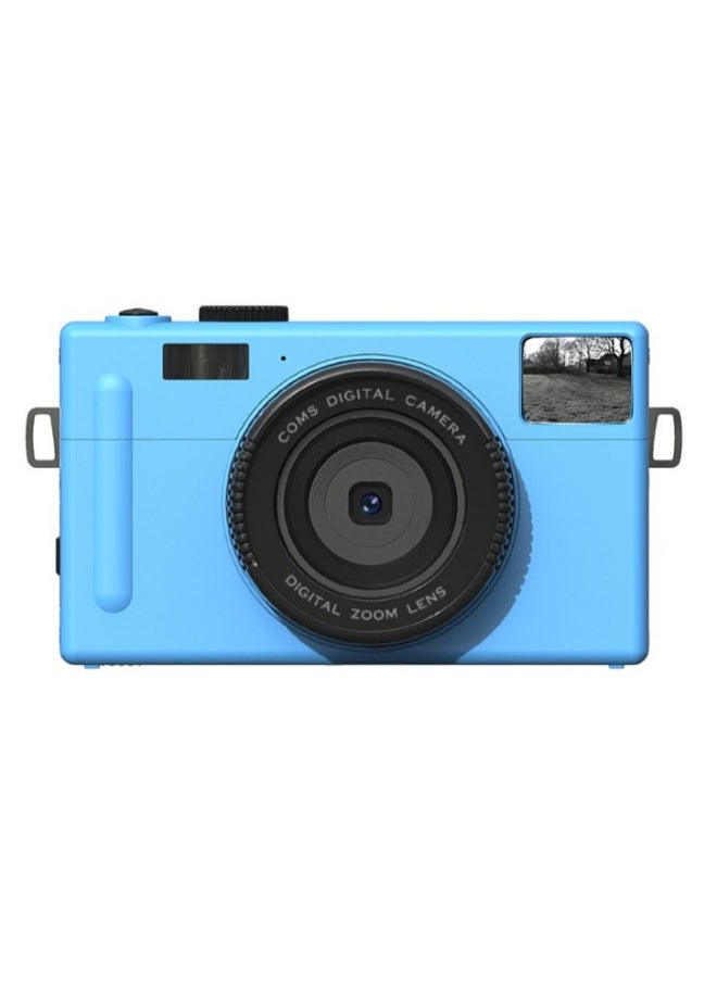 48 Million Pixel E-Commerce Chinese Version High Definition Ordinary Digital Camera Home Selfie Card Machine R100-Body Color:Standard Blue