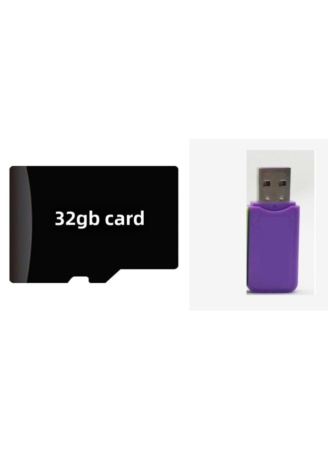 48 Million Pixel E-Commerce Chinese Version High Definition Ordinary Digital Camera Home Selfie Card Machine R100-Body Color:32GB Card + Card Reader