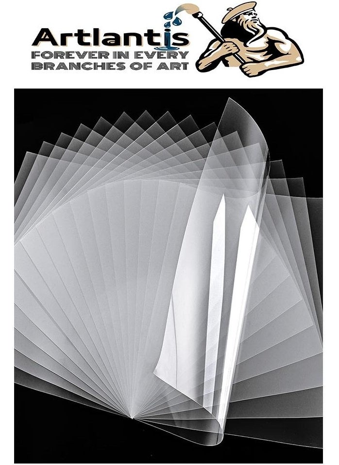 Acetate Paper 25 Pcs PVC and Acetate Pen S Black Blue Red 1 Pack Photocopy Acetate Transparent Transparent 100 Micron