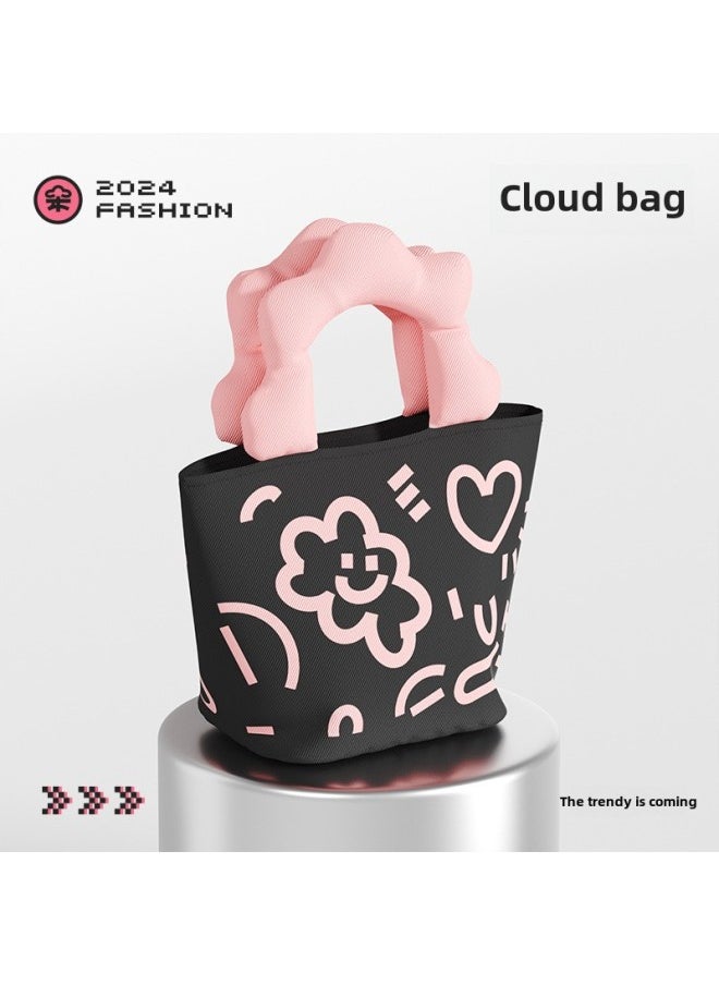 Printing Graffiti Dopamine Lunch Box August New-Specifications:Cloud Bag