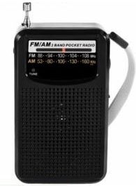 Rxy-Barıton Pocket Type Mini Analog Radio